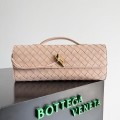 「#5024」BOTTECA VENETA uses exquisite craftsmanship intreccio woven imported sheepskin evening clutch bag Si