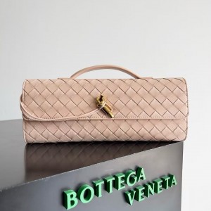 「#5024」BOTTECA VENETA uses exquisite craftsmanship intreccio woven imported sheepskin evening clutch bag Si