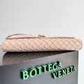 「#5024」BOTTECA VENETA uses exquisite craftsmanship intreccio woven imported sheepskin evening clutch bag Si