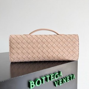 「#5024」BOTTECA VENETA uses exquisite craftsmanship intreccio woven imported sheepskin evening clutch bag Si