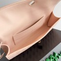 「#5024」BOTTECA VENETA uses exquisite craftsmanship intreccio woven imported sheepskin evening clutch bag Si