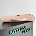 「#5024」BOTTECA VENETA uses exquisite craftsmanship intreccio woven imported sheepskin evening clutch bag Si