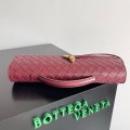 「#5025」BOTTECA VENETA uses exquisite craftsmanship intreccio woven imported sheepskin evening clutch bag Si
