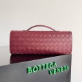 「#5025」BOTTECA VENETA uses exquisite craftsmanship intreccio woven imported sheepskin evening clutch bag Si
