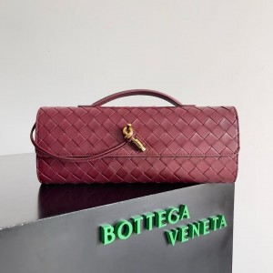 「#5025」BOTTECA VENETA uses exquisite craftsmanship intreccio woven imported sheepskin evening clutch bag Si