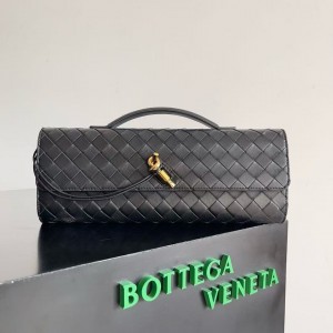 「#5026」BOTTECA VENETA uses exquisite craftsmanship intreccio woven imported sheepskin evening clutch bag Si