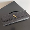 「#5026」BOTTECA VENETA uses exquisite craftsmanship intreccio woven imported sheepskin evening clutch bag Si