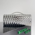 「#5029」BOTTECA VENETA uses exquisite craftsmanship intreccio weaving imported lacquered cowhide leather eve