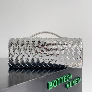 「#5029」BOTTECA VENETA uses exquisite craftsmanship intreccio weaving imported lacquered cowhide leather eve