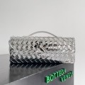 「#5029」BOTTECA VENETA uses exquisite craftsmanship intreccio weaving imported lacquered cowhide leather eve