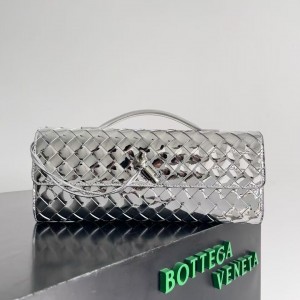「#5029」BOTTECA VENETA uses exquisite craftsmanship intreccio weaving imported lacquered cowhide leather eve