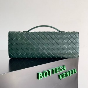 「#5031」BOTTECA VENETA uses exquisite craftsmanship intreccio woven imported sheepskin evening clutch bag Si