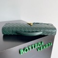「#5031」BOTTECA VENETA uses exquisite craftsmanship intreccio woven imported sheepskin evening clutch bag Si