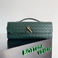 「#5031」BOTTECA VENETA uses exquisite craftsmanship intreccio woven imported sheepskin evening clutch bag Si