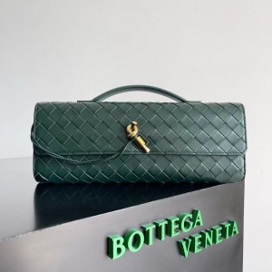 「#5031」BOTTECA VENETA uses exquisite craftsmanship intreccio woven imported sheepskin evening clutch bag Si