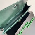「#5031」BOTTECA VENETA uses exquisite craftsmanship intreccio woven imported sheepskin evening clutch bag Si