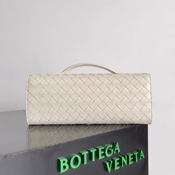 BOTTECA VENETA uses exquisite craftsmanship intreccio woven imported sheepskin evening clutch bag Si
