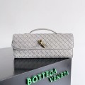 「#5033」BOTTECA VENETA uses exquisite craftsmanship intreccio woven imported sheepskin evening clutch bag Si