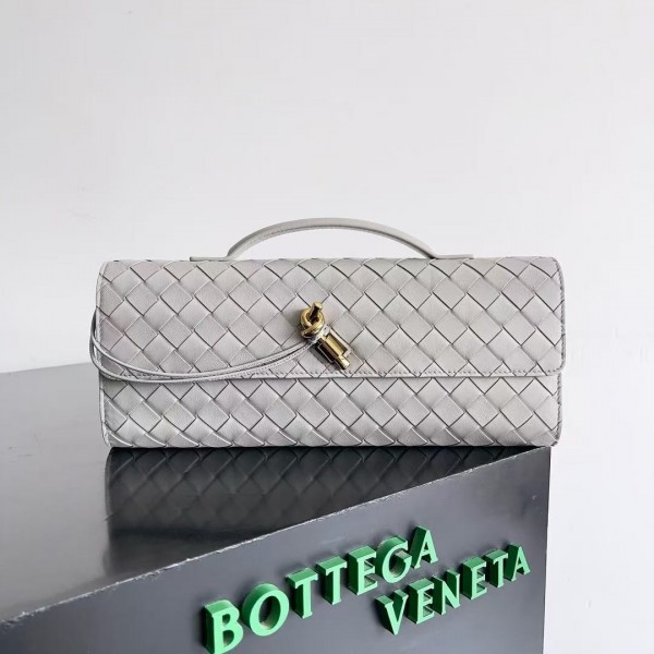「#5033」BOTTECA VENETA uses exquisite craftsmanship intreccio woven imported sheepskin evening clutch bag Si