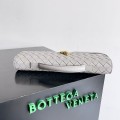 「#5033」BOTTECA VENETA uses exquisite craftsmanship intreccio woven imported sheepskin evening clutch bag Si