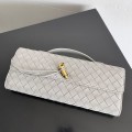 「#5033」BOTTECA VENETA uses exquisite craftsmanship intreccio woven imported sheepskin evening clutch bag Si