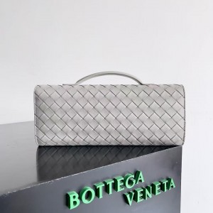 「#5033」BOTTECA VENETA uses exquisite craftsmanship intreccio woven imported sheepskin evening clutch bag Si