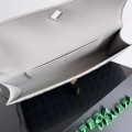 「#5033」BOTTECA VENETA uses exquisite craftsmanship intreccio woven imported sheepskin evening clutch bag Si