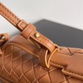 「#5037」BOTTECA VENETA uses exquisite craftsmanship intreccio weaving imported sheepskin leather Crossbody t