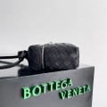 「#5039」BOTTECA VENETA uses exquisite craftsmanship intreccio weaving imported sheepskin leather Crossbody t