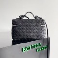 「#5039」BOTTECA VENETA uses exquisite craftsmanship intreccio weaving imported sheepskin leather Crossbody t