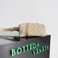 「#5042」BOTTECA VENETA uses exquisite craftsmanship intreccio weaving imported sheepskin leather Crossbody t
