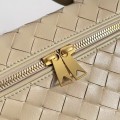 「#5042」BOTTECA VENETA uses exquisite craftsmanship intreccio weaving imported sheepskin leather Crossbody t