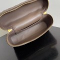 「#5043」BOTTECA VENETA uses exquisite craftsmanship intreccio weaving imported sheepskin leather Crossbody t
