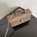 「#5043」BOTTECA VENETA uses exquisite craftsmanship intreccio weaving imported sheepskin leather Crossbody t