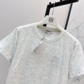 「#5045」Loewe SpringSummer new embroidered logo short-sleeved T-shirt