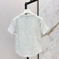 「#5045」Loewe SpringSummer new embroidered logo short-sleeved T-shirt