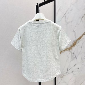 「#5045」Loewe SpringSummer new embroidered logo short-sleeved T-shirt
