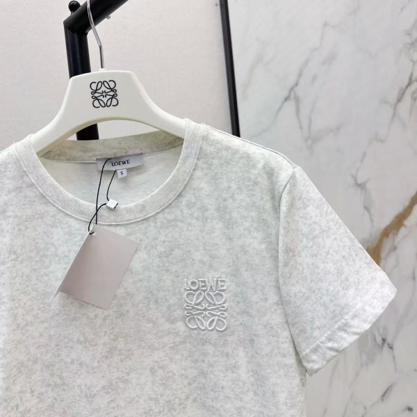 Loewe SpringSummer new embroidered logo short-sleeved T-shirt