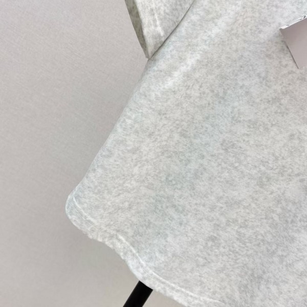 Loewe SpringSummer new embroidered logo short-sleeved T-shirt