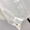 「#5046」Loewe SpringSummer new embroidered smooth style loose acetate shirt
