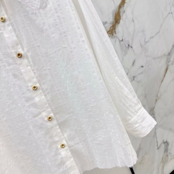 Loewe SpringSummer new vintage woven striped loose shirt