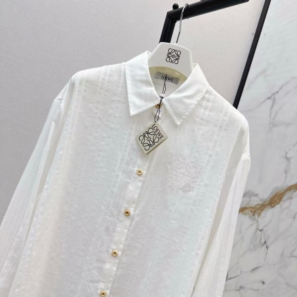 Loewe SpringSummer new vintage woven striped loose shirt