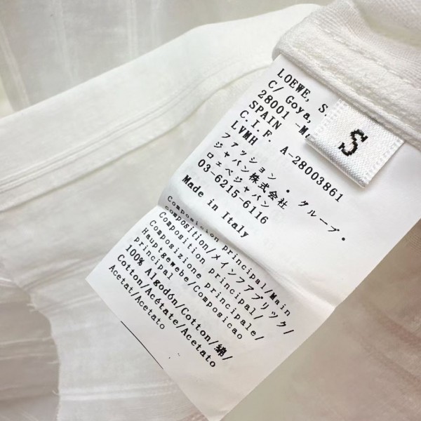 Loewe SpringSummer new vintage woven striped loose shirt