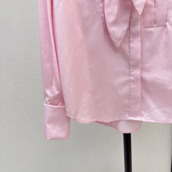 Loewe SpringSummer new pleated knot shirt