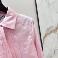「#5052」Loewe SpringSummer new pleated knot shirt