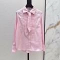 「#5052」Loewe SpringSummer new pleated knot shirt