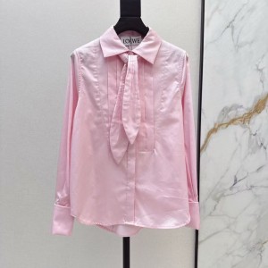 「#5052」Loewe SpringSummer new pleated knot shirt
