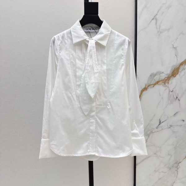 「#5053」Loewe SpringSummer new pleated knot shirt