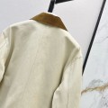 「#5055」Loewe Spring and Summer New Color-blocking Series Lapel Mid-length Casual Jacket