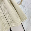 「#5055」Loewe Spring and Summer New Color-blocking Series Lapel Mid-length Casual Jacket